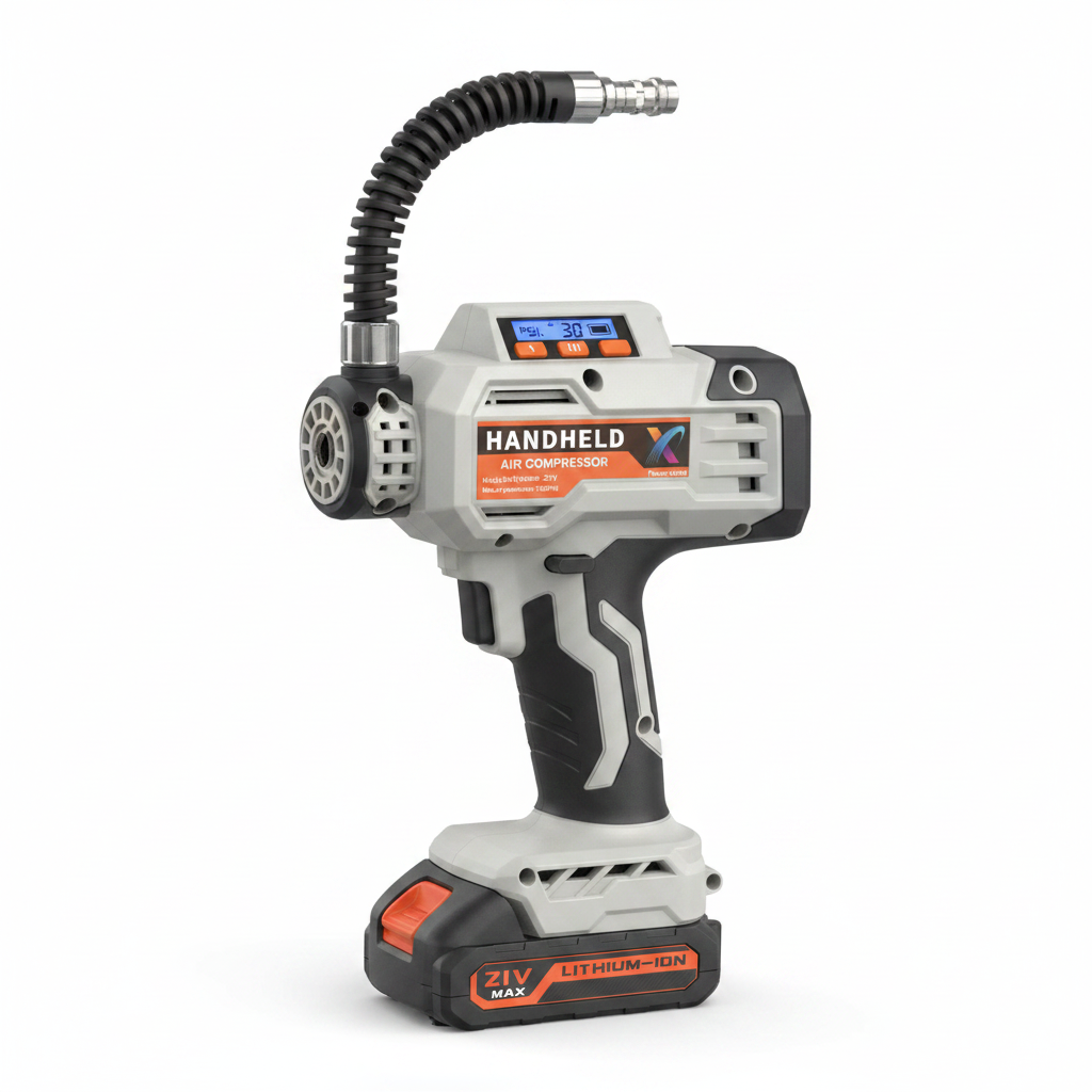 Gonfleur portable sans fil XM-8026 – vue produit fond blanc