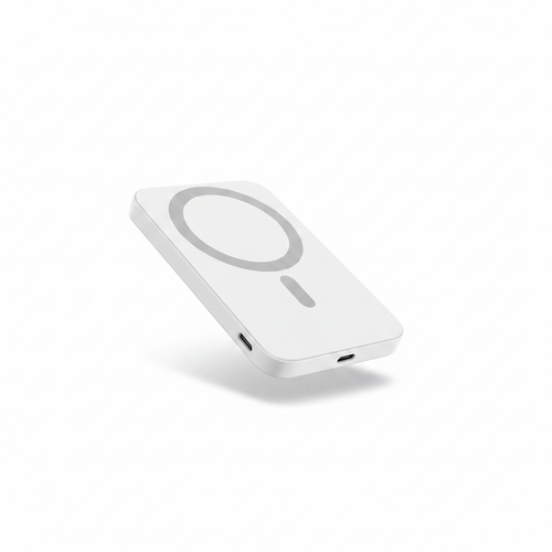 Batterie Externe MagSafe Ultra-Fine 5000mAh Blanche